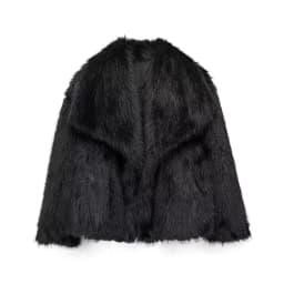 Woman Autumn Winter Faux Fur Coat Plush Fluffy Women's Jacket New in Outerwears White Red Gray Black Wool Blends Coats