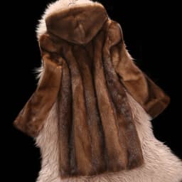 Winter Faux Fur Jacket Women Hooded Mid Length Coat Warm Shaggy Female Casual Outerwear Thick Fluffy Open Stitch Overcoat