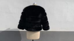 ZADORIN High Quality Faux Fox Fur Coat Women Luxury Fluffy Warm 3/4 Sleeve Fur Jacket for Women Winter Short Mink Coat Outerwear