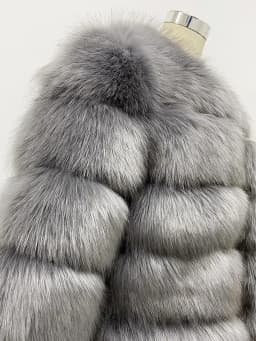 ZADORIN High Quality Faux Fox Fur Coat Women Luxury Fluffy Warm 3/4 Sleeve Fur Jacket for Women Winter Short Mink Coat Outerwear