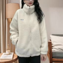 Women's Short Fleece Lined Thickened Woolen Coat Spring Autumn Winter Loose Fashionable Warm Cotton Jacket Top