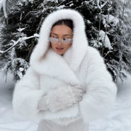 Women Faux Fur Coats Jackets Hooded Short Coat Thick Warm Y2k Streetwear Jacket Elegant Work Outerwear Autumn Winter 2026