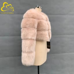 Fox Fur Coat for Women Thick Fox Fur Jacket Short Style Slim Fit Zipper Winter Fashion Wholesale New Arrival