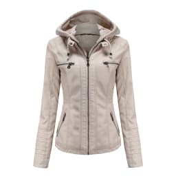 2026 New Women Autumn Faux Leather Jackets Coats, Women Black PU Motorcycle Leather Clothes for Women Jacket Coat XS-7XL