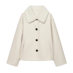 Women's Jacket 2025 Autumn/Winter New Arrivals Dark Brown Long-Sleeve Faux Leather Reversible Jacket Stylish and Unique
