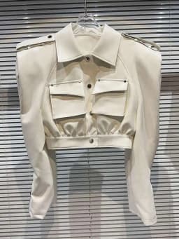 DEAT Streetwear Pocket PU Leather Black Coat For Women Long Sleeve Single Breasted Lapel Jacket 2024 Autumn New Female 11XX5280