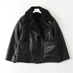 Suninheart Sheepskin Coat for Women Black New Outerwear Winter Warm Faux Leather Jacket Coat Insulated New in Jackets & Coats