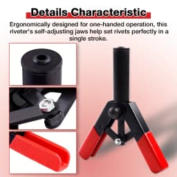 Plastic Rivet Gun Kit, Fastener Removal Tool, 40 Nylon Rivets, Suitable For Fastening Door Panels And Automotive Interior Parts