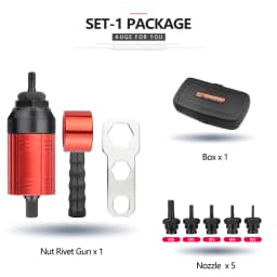 Rivet Nut Gun Riveting M3-M8 Cordless Riveting Drill Electric Adapter Insert Nut Tool for Household Metal Easily Handle Parts