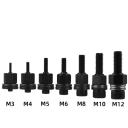 7pcs Rivet Nut Tools Hand Rivet Nut Head Simple Installation Manual Riveter For Rivnuts Tools For Nuts M3 M4 M5 M6 M8 M10 M12