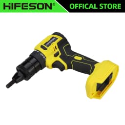 New HIFESON Electric Riveter Rivet Nut Gun Automatic Rivet Nut Tool Powerful Rivnut Tool without battery For Makita Battery