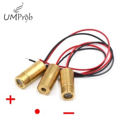 650nm 5mW Red Point / Line / Cross Laser Module Head Glass Lens Focusable Focus Adjustable Laser Diode Head Industrial Class