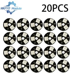 1-50PCS WS2812 3-Bit RGB LED Lantern Board Round Full-Color Light Module for Arduino