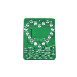 LED DIY Heart Shaped Flow Water Lamp Kit Love Light DIY Electronic Kit Cardioid Flashing Light Fun Soldering Practice Kit