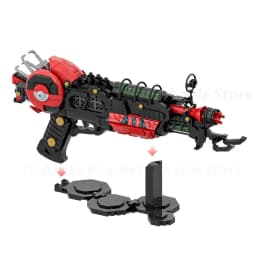 Gobricks MOC Call of Duty Ray Gun Mark 2 Bricks Model Ray Gun Mark II Building Blocks Laser Gun DIY Game Toys Gift