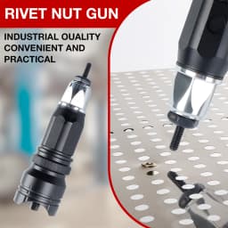 Electric Rivet Nut Gun Converter, Home DIY Nut Riveting Tools, M3 M4 M5 M6 M8 M10 Riveting Tools, Cordless Riveting Machine