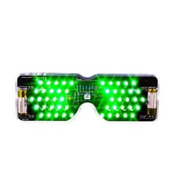 DIY Kit Voice Controlled LED Luminous Glasses Making Set Light-emitting Diode Flashing Light Electronic Soldering Assembly