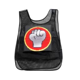 64x64 Pixels Indoor P3.75 Led Display Module Matrix HD Led Panel 25*25cm RGB LED Panel Screen for Vest Backpack Bags Animation