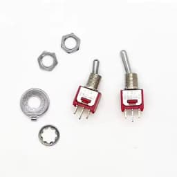 10PCS 5MM Mini Toggle Switch SMTS-102, SMTS-103, 3-Pin 2-Position Joystick Switch, 3-Pin 3-Position, Long and Short Handle