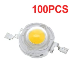 10/100PCS led 1W 100-120LM LED Bulb IC SMD Lamp Light Daylight white High Power 1W LED Lamp bead