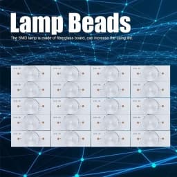 20pcs SMD LED Lens Board Lamp Beads with Fiberglass Lens 3V Cable for LED TV Repair