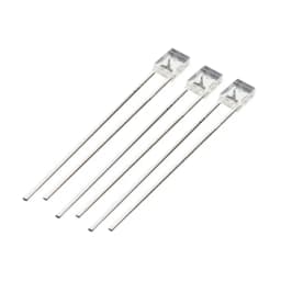 100PCS 2*3*4MM Square LED Emitting Diode Lamp White Red Green Blue Yellow Clear Diffused Color Micro DIY Indicator 3V 2×3×4