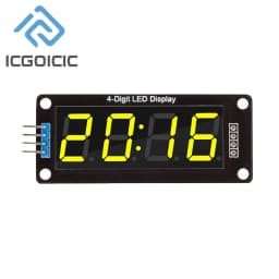 TM1637 4-Digit 7-Segment LED Display Module with Colon 0.56" for Arduino Clock Timer