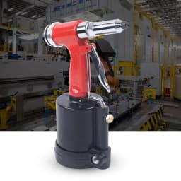 90-120psi Pneumatic Rivet Gun 1300kgf Air Riveter Riveting Tool Kit 3.2-6.4 Nails For Riveting Nuts Made of Aluminum Iron