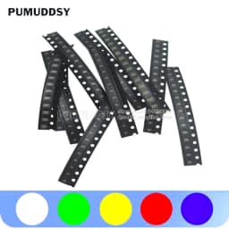 1Reel 0402 0603 0805 1206 1210 SMD LED Light Yellow Red Green Blue White 4000PCS 3000PCS 2000PCS