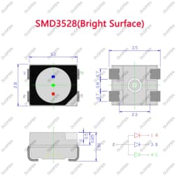 1000 pcs ,SMD3528(Bright Surface) full color LED lamp beads ,Indoor RGB used for LED display maintenance