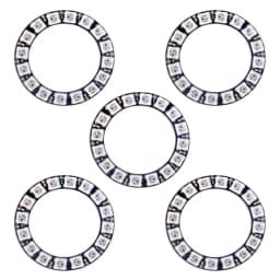WS2812B 5050 RGB LED Ring 7 / 8 / 12 / 16 / 24 / 60 Bits Lamp Light with Integrated Drivers WS2812 for Arduino Raspberry Pi