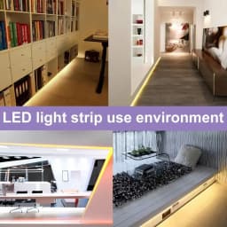 LED Light Strip 2835 Flexible Lighting USB Touch Switch Dimmable Flexible Warm/White Closet LED Strip For Mirror Stair Lighting
