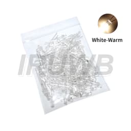 100PCS 3mm LED Diode F3 Assorted Kit DIY Light Emitting Diode White Green Red Blue Yellow Orange Pink Purple Warm White