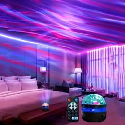 Aurora Borealis Starry Sky Projector LED Galaxy Star Projector Electronic Lights with Remote 7 Lighting Effects Party Decoration