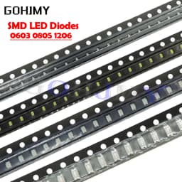 1Reel 0402 0603 0805 1206 1210 smd led Red Yellow Green White Blue light emitting diode Clear LED Light Diode Set