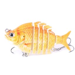 Swimbait Fishing Lures Lifelike Tilapia shape 6.35cm-9.3g Hard Bait 63mm 9.3g Lure With Treble Hook Multi Jointed Lures For Bass
