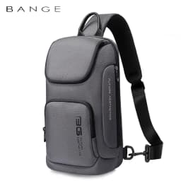 BANGE Crossbody Bag For Men Portable Waterproof Shoulder Messenger Bags Male Travel Short Trip Chest Bag Fit For 9.7 Inch iPad