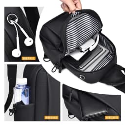 Men chest bag fashionable shoulder bag casual travel women crossbody bag multifunctional high-end lightweight waterproof bag