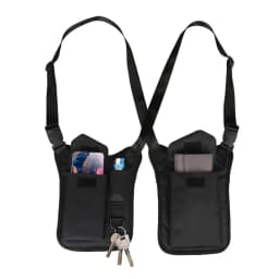Men Outdoor Anti Theft Sling Chest Bag Concealed Crossbody Backpack Adjustable Shoulder Straps Multi Pockets