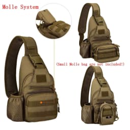 Water bottle chest bag outdoor sports cycling hiking chest bag multi-function outdoor leisure bag messenger bag