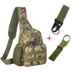 Water bottle chest bag outdoor sports cycling hiking chest bag multi-function outdoor leisure bag messenger bag