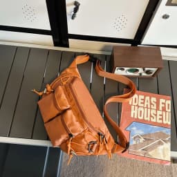 Hiroshima Workwear Style Crossbody Bag Casual Commuter Men's Large Capacity Single Shoulder Bag Leisure Waist Bag Women