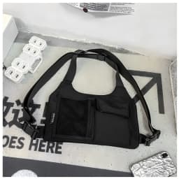 Homefish Hip-hop Streetwear Unisex Chest Rig Bag High Quality Nylon Chest Bags Multi-function Tactical Vest Backpack