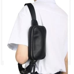 Casual Unisex Crossbody Bag Simple Versatile Shoulder Bag Chest Bag Small Backpack for Leisure Activities in 2025 Spring Season