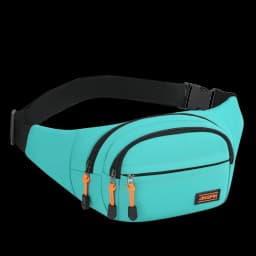 Waterproof Crossbody Bag for Mobile Phone Money Collection Outdoor Work Leisure Nylon Fabric Soft Bag Zipper Closure Unisex