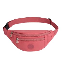 Lightweight Outdoor Unisex Waist Bag Classic Versatile Chest Bag Two-In-One Casual Style Zip Closure Color Fashion