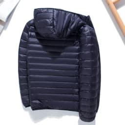 Men's Fashion Hooded Solid Lightweight Down Jacket 2021 New Arrivals Men Short Large Size Puffer Jackets Male Casual Light Coats