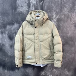 Men's Thickened Washable down Jacket Winter Trendy Handsome White Duck down Hooded Workwear Warm Outerwear Casual Style