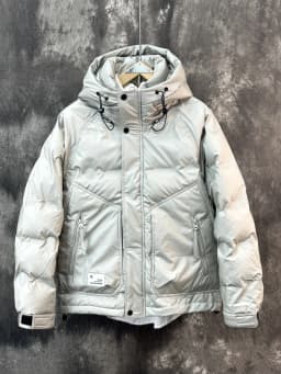 Men's Thickened Washable down Jacket Winter Trendy Handsome White Duck down Hooded Workwear Warm Outerwear Casual Style