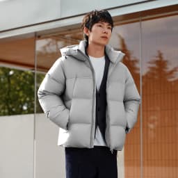 Semir Down Jacket Men Three-Resistant Outerwear Couple Winter Outfit 2026 New Hooded Top Anti-Static Men's Clothing